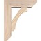 Ekena Millwork Imperial Slat Smooth Bracket w/ Offset Brace, Douglas Fir, 5 1/2"W x 16"D x 20"H BKT0604X16X20IMP06SDF - alternate 3